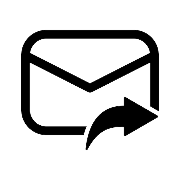 icono de correo de sobre