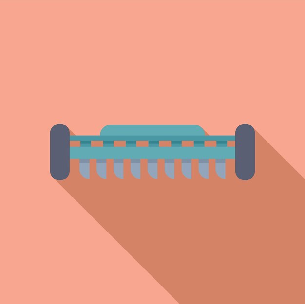 El icono del cortador de cabello de barbero de diseño plano