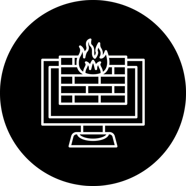 El icono del cortafuegos