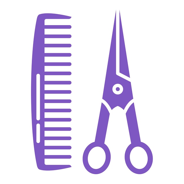 El icono del corte de cabello