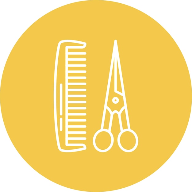 El icono del corte de cabello