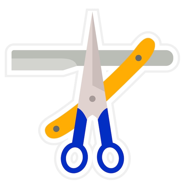 Icono de corte de cabello