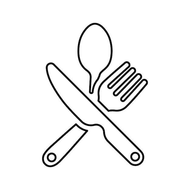 Ícono de corte Vector de contorno