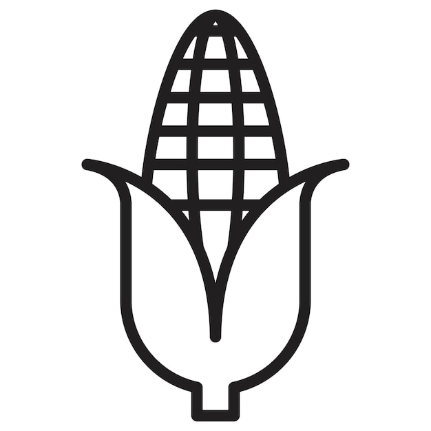 Icono de la cosecha de maíz perfecto para la agricultura y las ilustraciones agrícolas