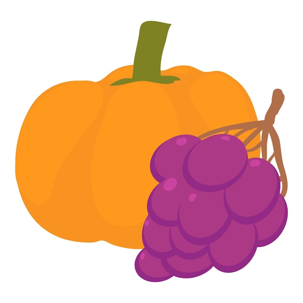 Vector icono de cosecha de otoño ilustración isométrica del icono de vector de cosecha de otoño para web