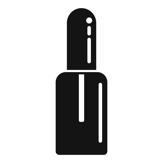 Icono cosmético de pintura vector simple elemento de manicura cuidado spa
