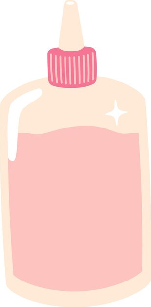 Vector icono de los cosméticos en botella