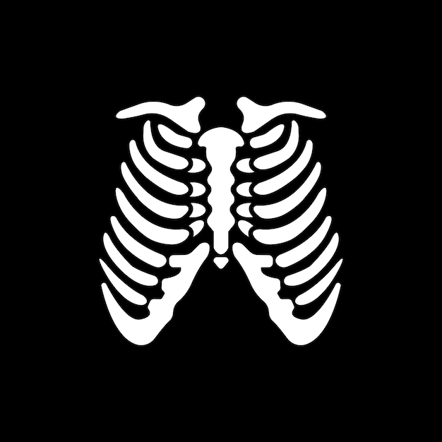 Icono de costillas humanas