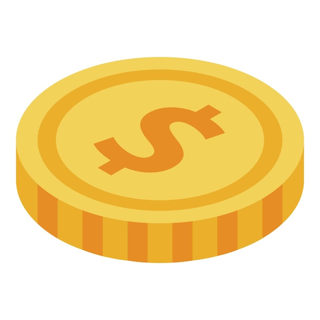 Icono de costo de entrega de paquetes Isométrico del icono de vector de costo de entrega de paquetes para diseño web aislado sobre fondo blanco