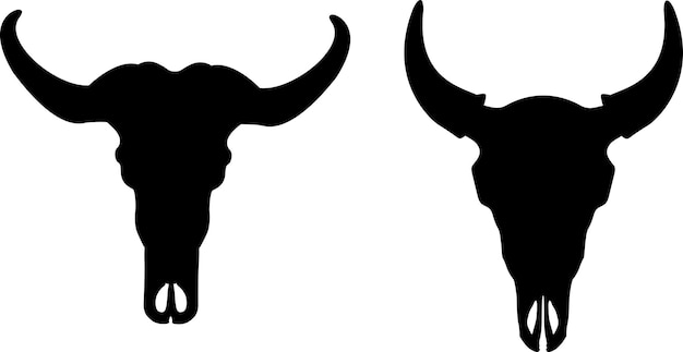 Icono De Cráneo De Búfalo Cráneo De Toro Svg
