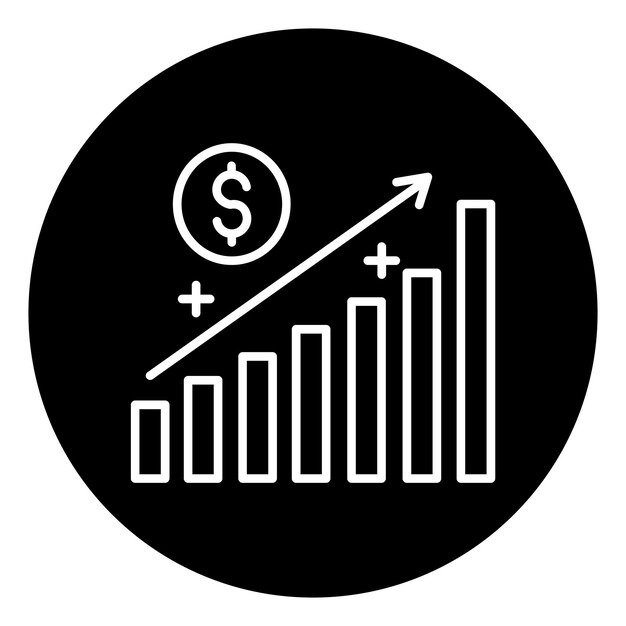 Icono de crecimiento empresarial