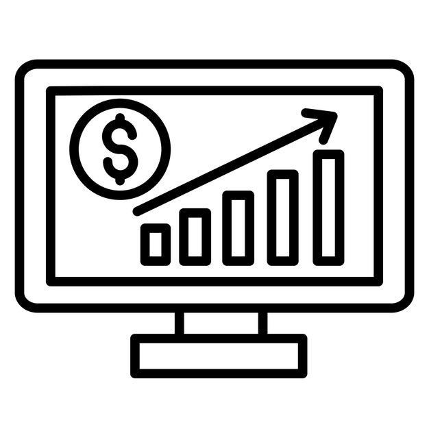 Icono de crecimiento empresarial