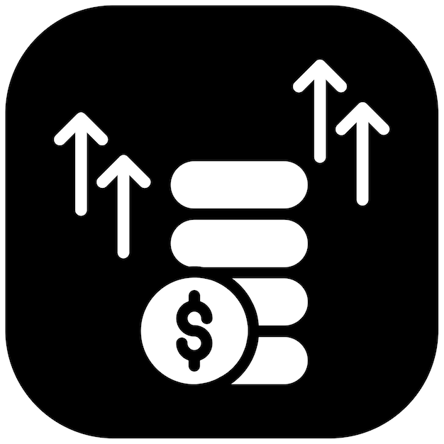 Icono de crecimiento de los ingresos