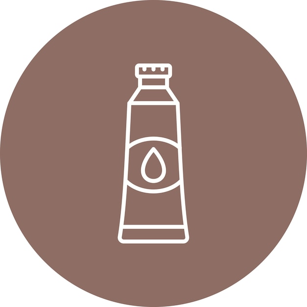 El icono de la crema para las manos