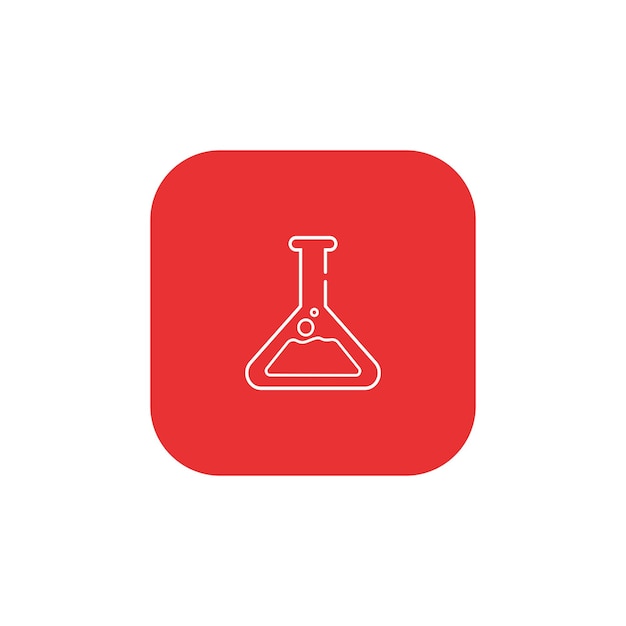 Icono de cristal de laboratorio