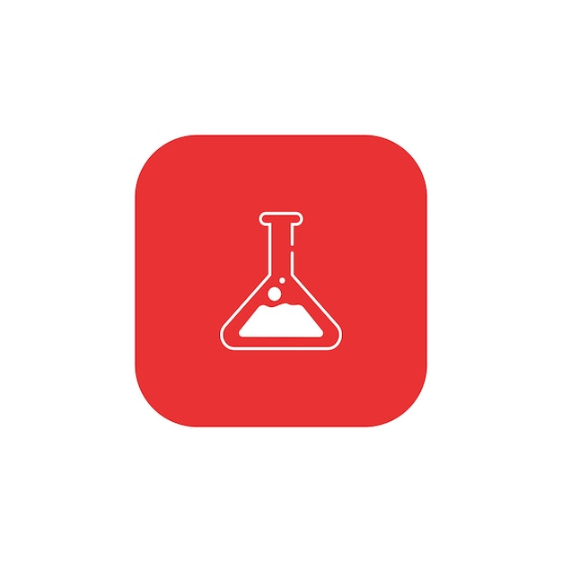 Icono de cristal de laboratorio