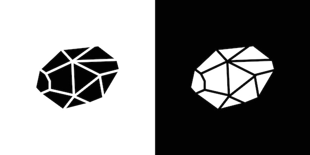 Icono de cristal de roca Vector plano aislado en el contorno