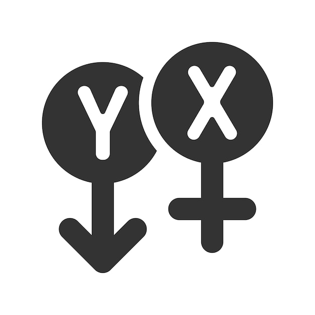 Icono del cromosoma X y Y