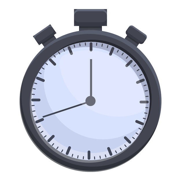 Icono de cronómetro del árbitro Icono vectorial del cronómetro de árbitro para el diseño web aislado en fondo blanco