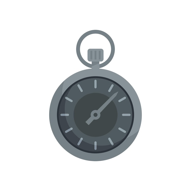 Icono de cronómetro deportivo vector plano Cronómetro Tiempo de reloj aislado