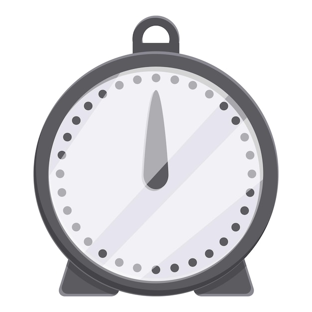 Icono de cronómetro de subasta. Caricatura de icono de vector de cronómetro de subasta para diseño web aislado sobre fondo blanco