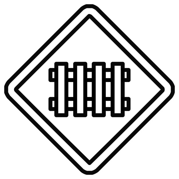 Icono de cruce de ferrocarril
