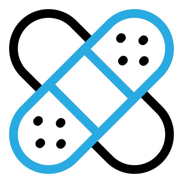 Icono de cruz de ampolla Icono de vector de cruz de ampolla de contorno para diseño web aislado sobre fondo blanco
