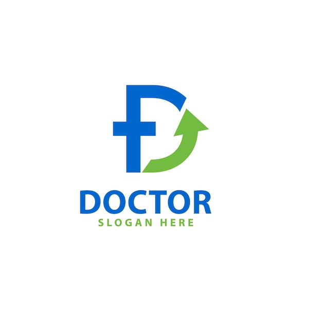 Icono de Cruz de vector de diseño de plantilla de logotipo médico