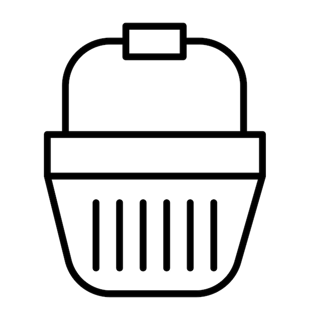 Icono de la cubeta de compras