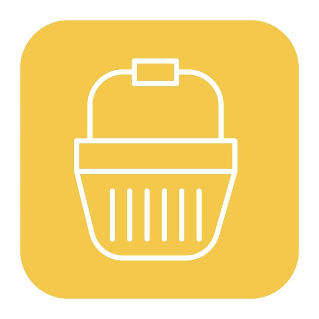 Icono de la cubeta de compras