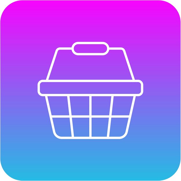 Icono de la cubeta de compras