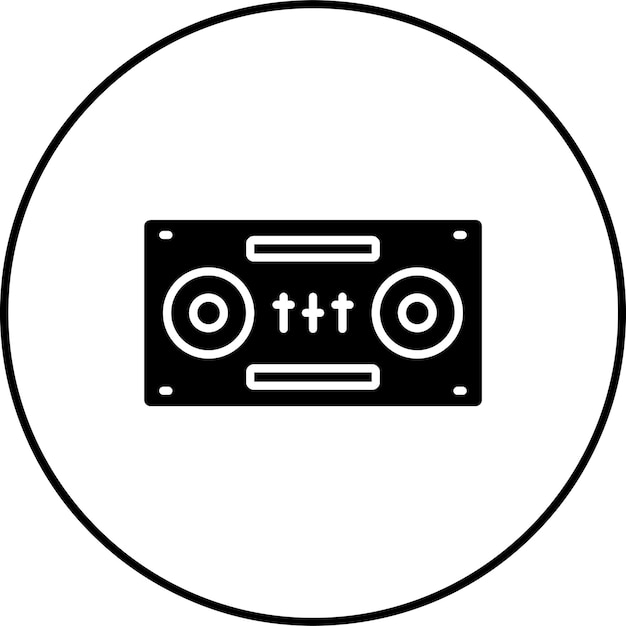 El icono de las cubiertas de DJ