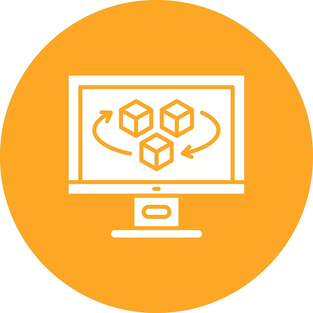 Icono del cubo 3D
