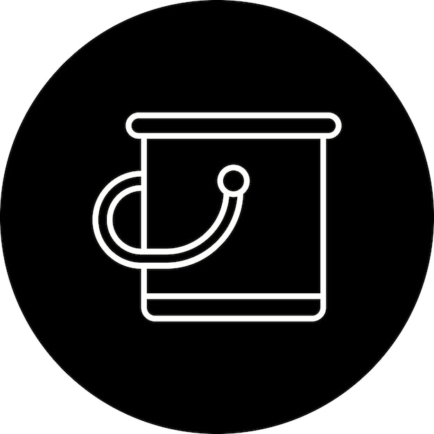 Icono del cubo de agua
