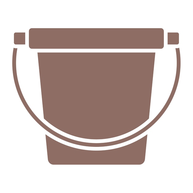 Icono del cubo de agua