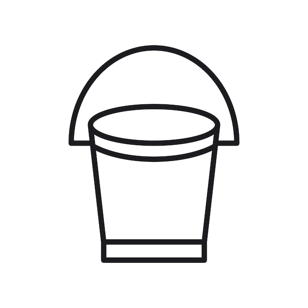 Ícono de cubo aislado en fondo blanco