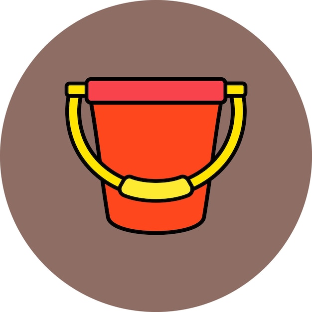 El icono del cubo de arena