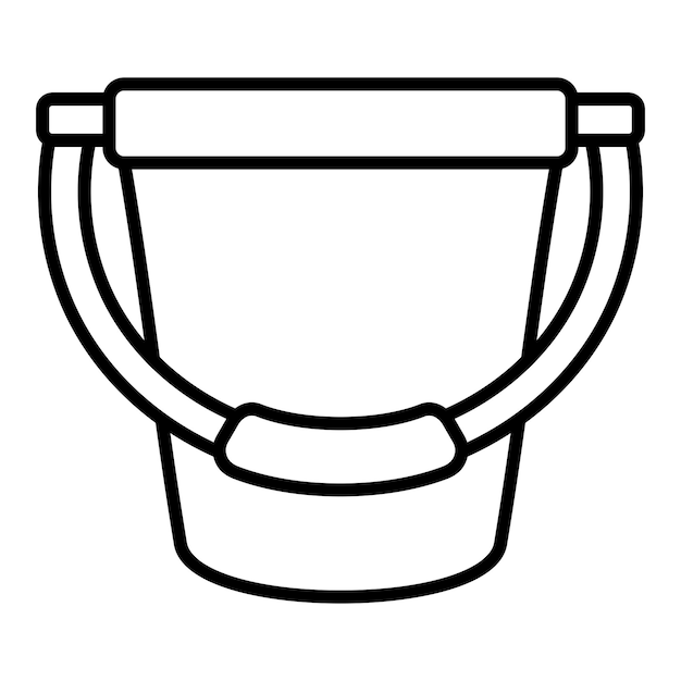 El icono del cubo de arena