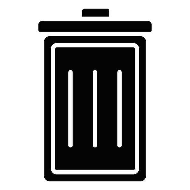Icono del cubo de la basura