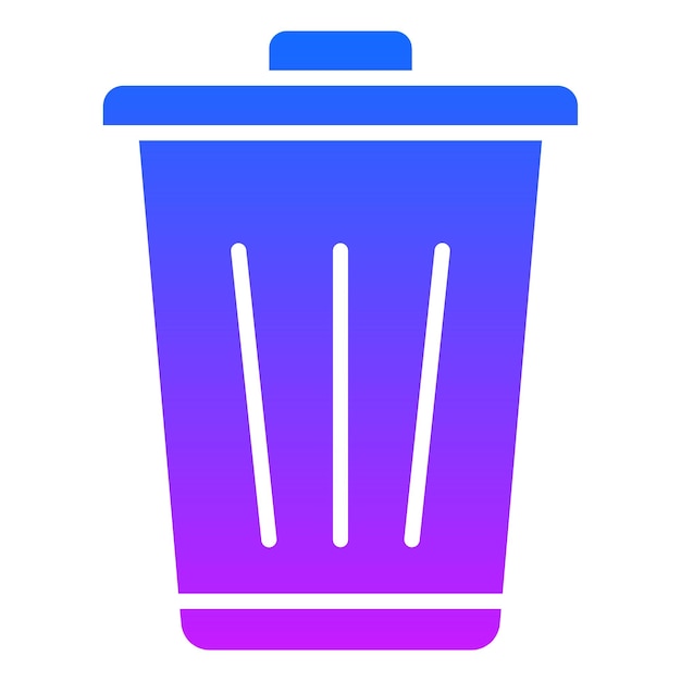 Icono del cubo de la basura