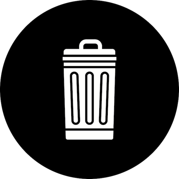Icono del cubo de la basura