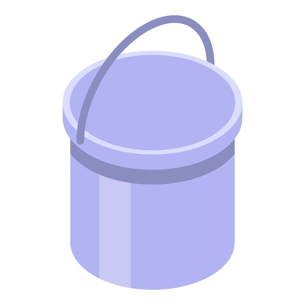 Icono de cubo Isométrico del icono de vector de cubo para diseño web aislado sobre fondo blanco