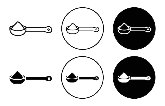 el icono de la cuchara completa