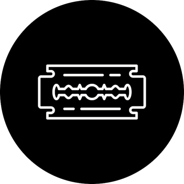 El icono de la cuchilla de afeitar