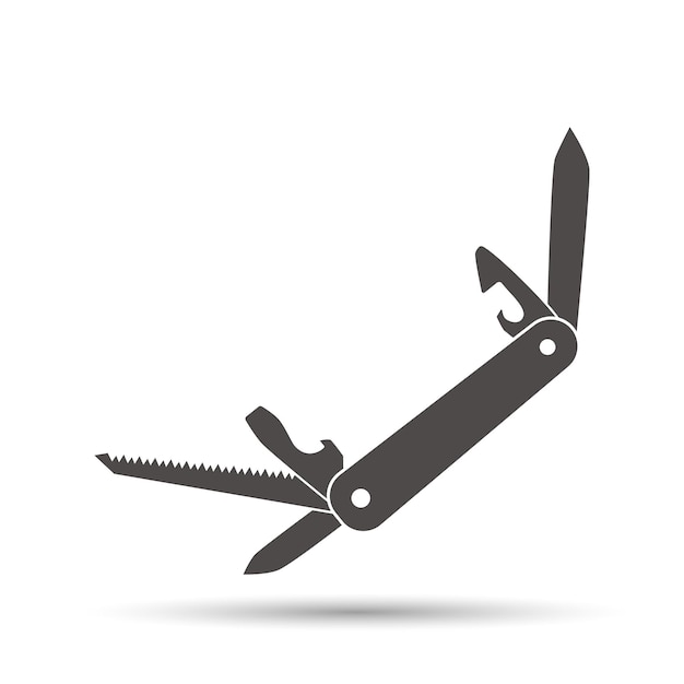 Vector icono de cuchillo de bolsillo