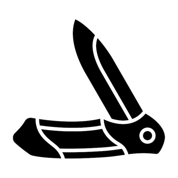 Icono del cuchillo de bolsillo