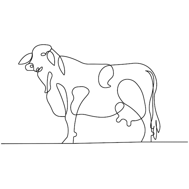 Icono de cuchillo continuo dibujo de una línea ilustración vectorial de contorno