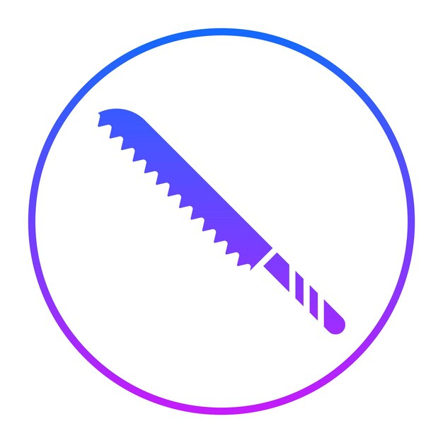 El icono del cuchillo de pan