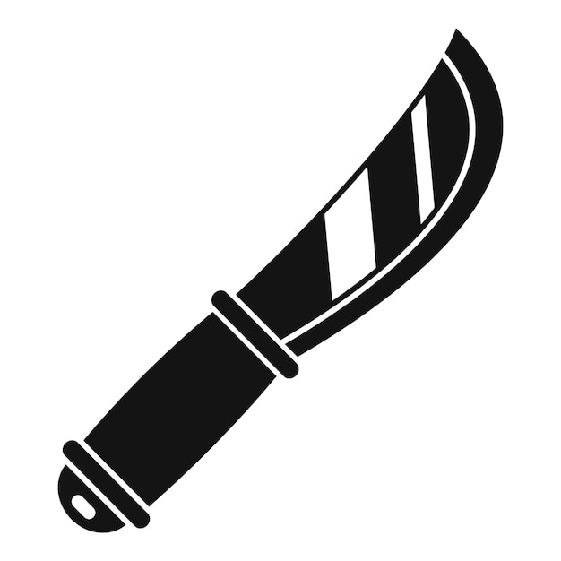 Icono de cuchillo de reparación de calzado Ilustración simple del icono de vector de cuchillo de reparación de calzado para diseño web aislado