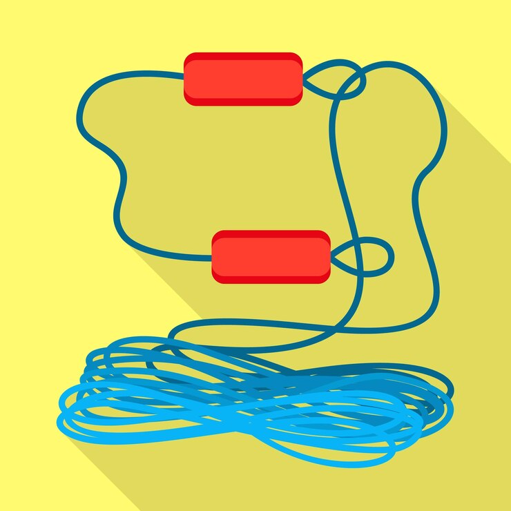 Vector icono de cuerda de rafting ilustración plana del icono de vector de cuerda de rafting para diseño web